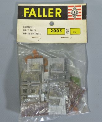 Faller H0 2005 Einzelteilsortiment Einzelteilpackung Anbauten Schuppen 50er/60er OVP