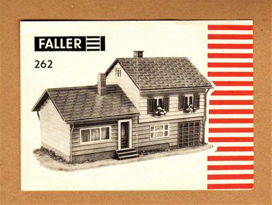 Faller H0 Anleitung Bauanleitung Instruction B-262 Ranchhaus US Haus Holzverkleidung