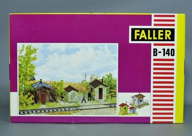 Faller H0 B-140 Streckhäuschen 3 Stück Bahnwärterhäuschen 60er/70er Jahre NEU