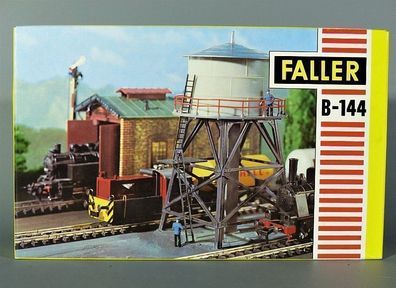 Faller H0 B-144 Wassertrum Wasserspeicher Wasser Turm Lokbetankung 60er/70er NEU OVP
