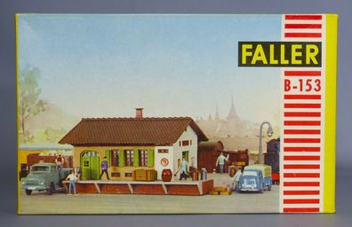 Faller H0 B-153 Güterschuppen Lagerhalle Güterhalle Umschlag 50er/60er SELTEN NEU OVP