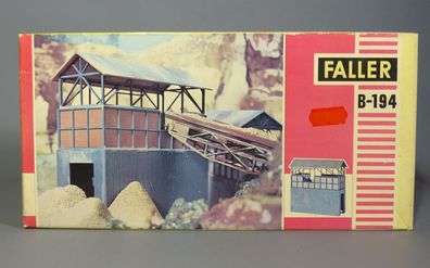 Faller H0 B-194 Kiessilo Kies-Vorratssilo für Förderband OHU Werke 60er Jahre NEU