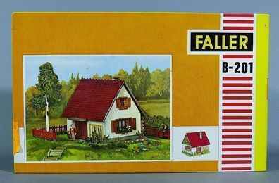 Faller H0 B-201 Siedlungshaus Siedlerhaus Wohnhaus 60er/70er Jahre NEU OVP