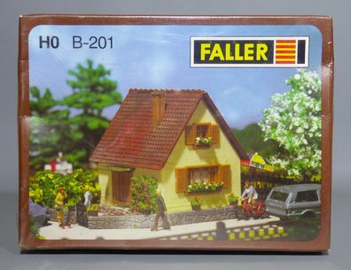 Faller H0 B-201 Siedlungshaus Siedlerhaus Wohnhaus 80er Jahre NEU OVP