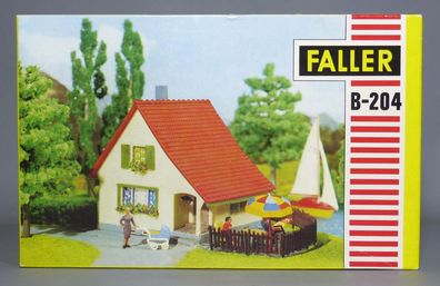 Faller H0 B-204 Einfamilienhaus Siedlungshaus Haus Wohnhaus 70er/80er NEU OVP