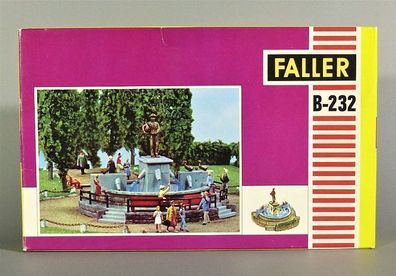 Faller H0 B-232 Großer Zierbrunnen Hans im Glück Brunnen Park 60er/70er NEU OVP