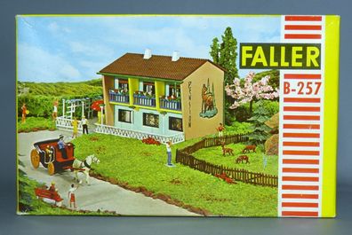 Faller H0 B-257 Pension Garni Unterkunft Motel Gasthaus Ferienhaus 50er/60er NEU OVP