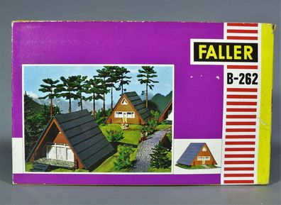 Faller H0 B-262 Bausatz Nurda Ferienhaus Nurdahaus 60er/70er Jahre NEU OVP