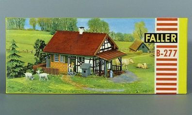 Faller H0 B-277 Fachwerk Landhaus Bauernhaus Bauernhof 50er/60er Jahre NEU OVP