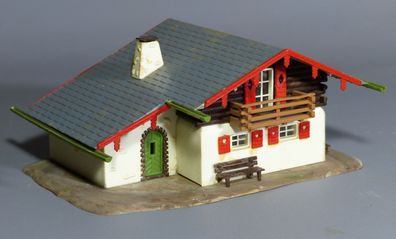 Faller H0 B-287 Berg Haus Alpenhaus Berghaus Berghof Chalet GEBAUT