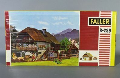 Faller H0 B-289 Großer Schwarzwaldhof Berghof Bauernhof Gehöft 60er/70er NEU OVP