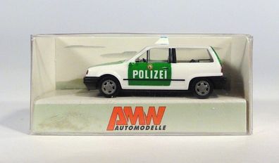 AWM H0 0041-1 VW Volkswagen Polo Polizei Blaulicht Einsatzwagen NEU OVP