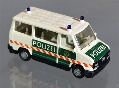 Busch H0 43247 Einsatzfahrzeug Fiat Ducato Polizei Mannschaftswagen Blaulicht