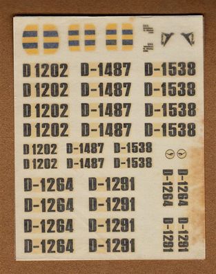 Alliance Decals 1/72 Udet U12a Flamingo BFW DVS Lufthansa Naßschiebebilder NEU