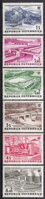 Österreich Nr.1103/08 * * Elektrizitätswirtschaft 1962, postfrisch