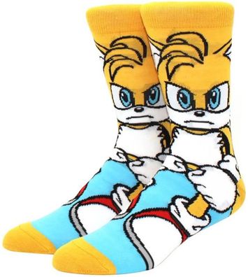 Miles Tails Prower Socken - Sonic the Hedgehog Lustige Cartoon-Socken