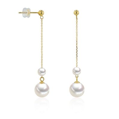 Luna-Pearls - 311.2101 - Ohrhänger - Damen - 18K Gelbgold