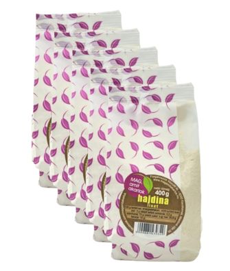 5 x 400g Buchweizen Mehl Vollkorn Buchweizenmehl glutenfrei vegan