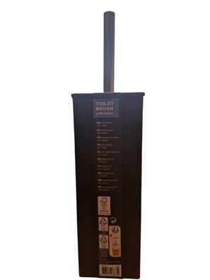 WC Bürste Komplettset Schwarz