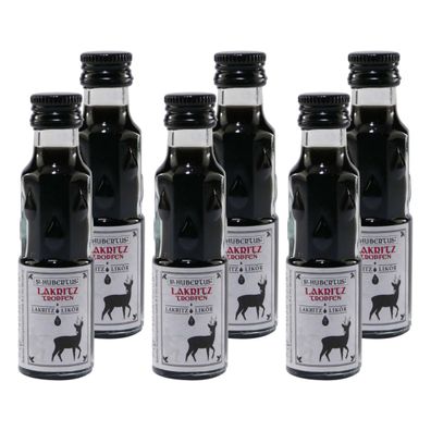 St. Hubertus Tropfen Lakritz Likör (24 x 0,02L)