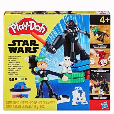 Hasbro Play Doh Star Wars Squish and Slice Lightsabers