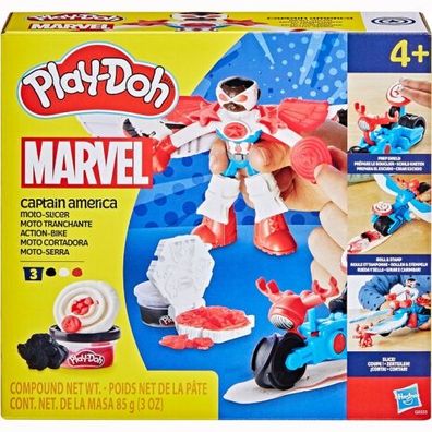 Hasbro Play Doh Captain America Moto Slicer