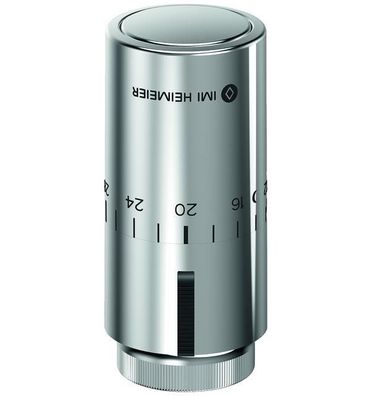 Heimeier Thermostat-Kopf Halo verchromt, Einstellskala 6-28