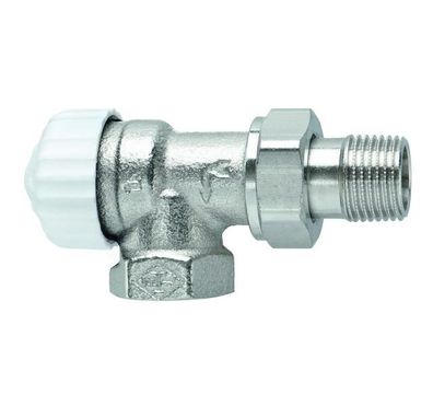 Heimeier Thermostat-Ventilunterteil V-exact II umg. Flußricht., Axial, DN 15