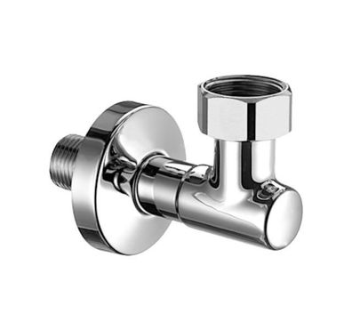 SCHELL Wasserzähler-Anschlußbogen Plombiervorr., 3/4"ÜM, 1/2", chrom