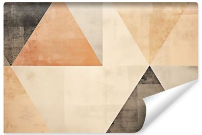 Vlies Selbstklebende Fototapete Abstraktion Dreiecke Rhombus Geometrische Muster