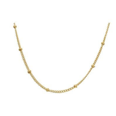 JuwelmaLux Halskette Edelstahl vergoldet Fantasie JL16-05-0540