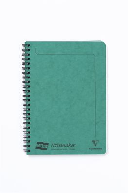 Clairefontaine Europa Spiralheft A5 60bl lin Grün