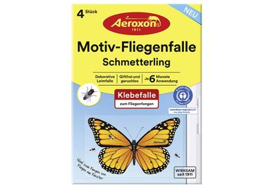 Aeroxon Motivfliegenfalle Schmetterling 4er Pack 112970