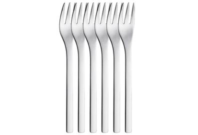 Puresigns Kuchengabel One Extra matt 18/10 6er Set 102155