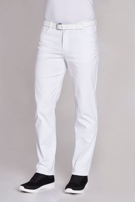 LEIBER Herrenhose Weiß Jeanshose Stretch12/8420