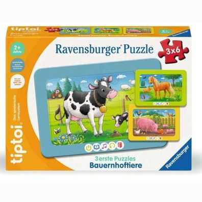 Ravensburger Tiptoi® 3 erste Puzzle - Bauernhof