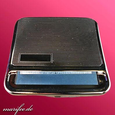 Edle Zigarettendrehmaschine, Metall, mit Deckelprägung Art.-Nr. 12278