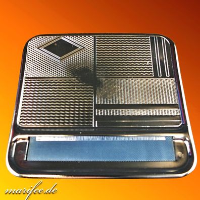 Edle Zigarettendrehmaschine, Metall, mit Deckelprägung Art.-Nr. 12277