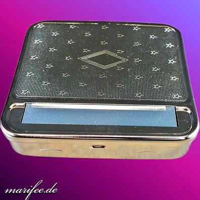 Edle Zigarettendrehmaschine, Metall, mit Deckelprägung Art.-Nr. 12282