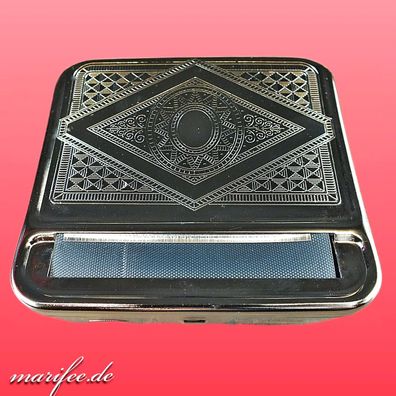 Edle Zigarettendrehmaschine, Metall, mit Deckelprägung Art.-Nr. 12280