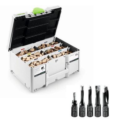 Festool Domino Dübel Buche Sortiment DS 4/5/6/8/10 1060 BU 576794 für DF 500