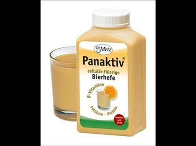 Dr. Metz 3x Panaktiv® - cellulär-flüssige Bierhefe 500ml
