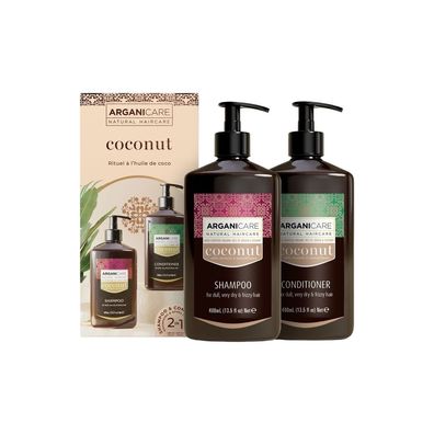 Arganicare Natural Hair Care Coconut Shampoo 400ml & Conditioner 400ml