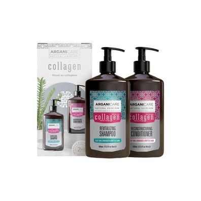 Arganicare Collagen Revitalizing Shampoo 400ml & Conditioner 400ml
