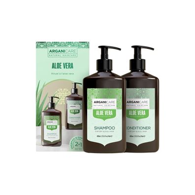 Arganicare Natural Hair Care ALOE VERA Shampoo 400ml & Conditioner 400ml