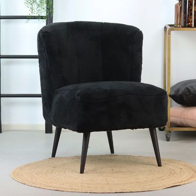 Bronx71 Teddy Sessel Lyla modern schwarz