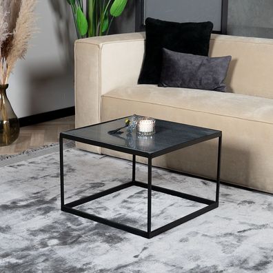 Bronx71 Couchtisch Marmor Max 54 x 54 cm schwarz