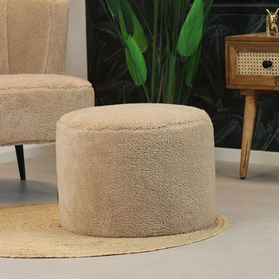 Bronx71 Teddy Hocker Tess rund beige