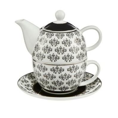 Goebel Diamonds - Tea for One Black and White 27050661 Bestseller 2019