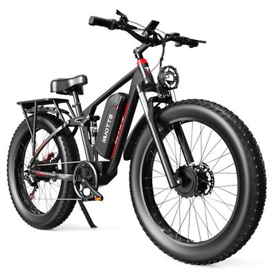 DUOTTS S26 Elektrofahrrad 750W*2 50km/h 26 * 4.0in 48V 19.2Ah LG Batterie